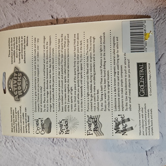 🌟3/$25🌟 GeoCentral Activity Rocks Set - Picture 2 of 2